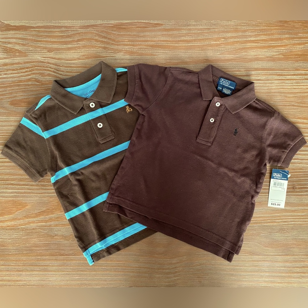 NWT BUNDLE POLO & BABY GAP Polo-Shirts Size 24 Months - 2T